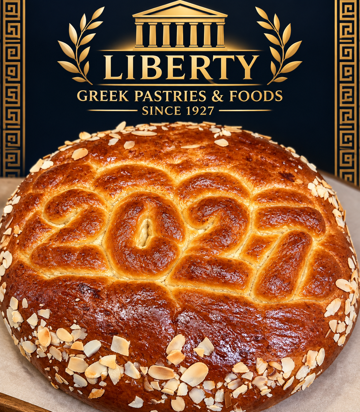 Vasilopita 12 inch (Good Luck Cake)