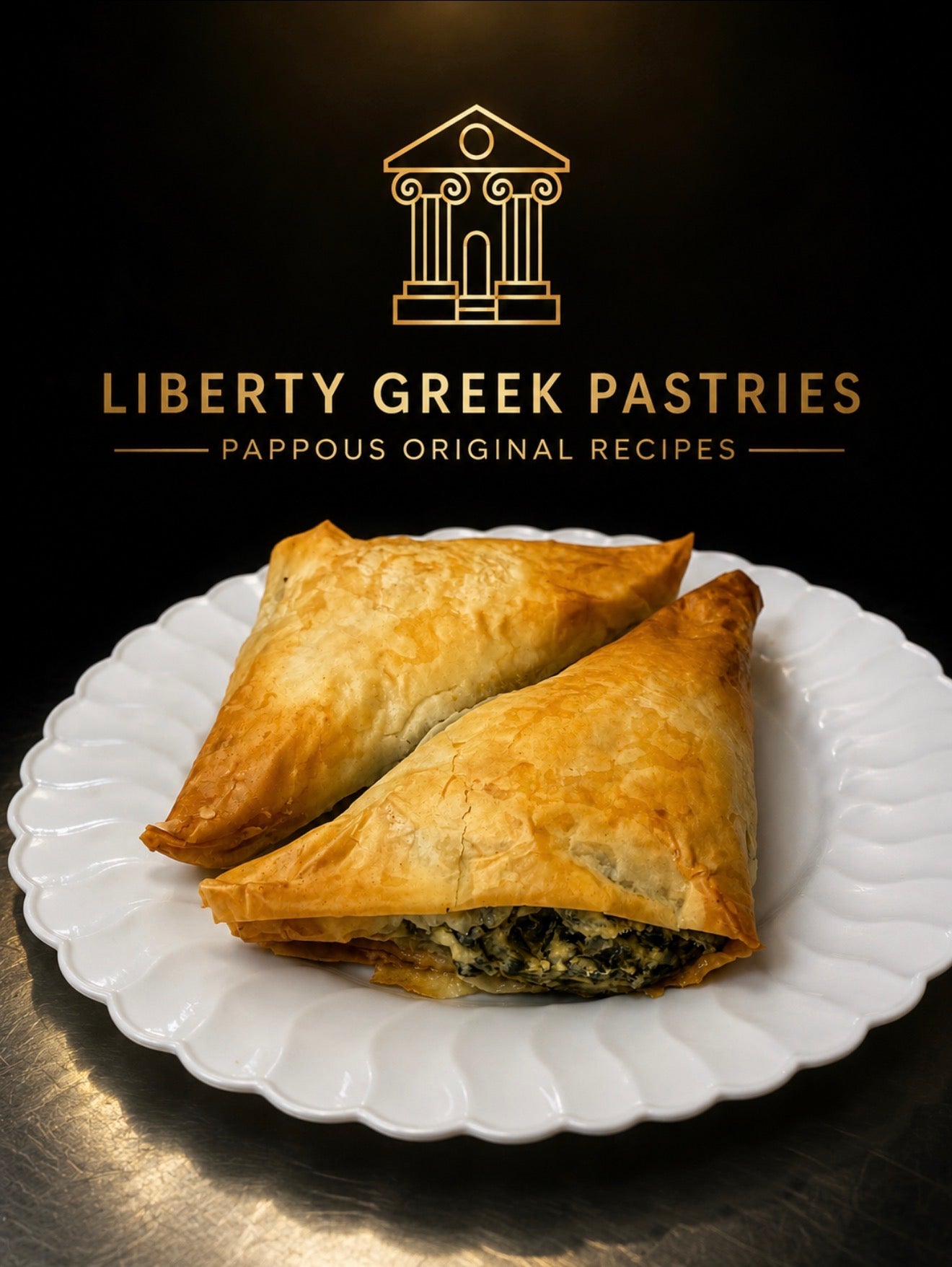 The quarter pound Spanakopita