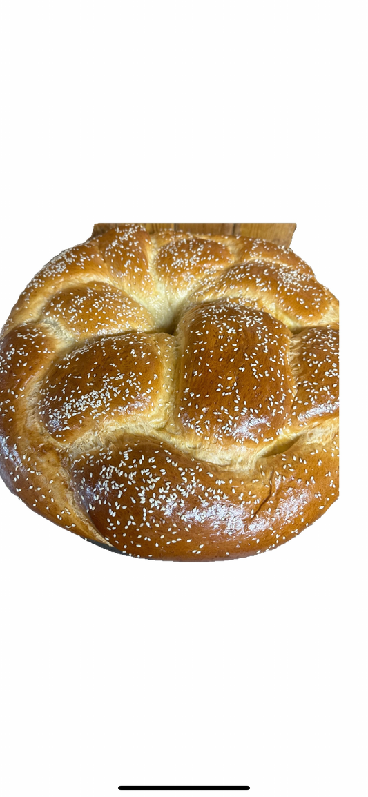 2 lbs braided round tsoureki