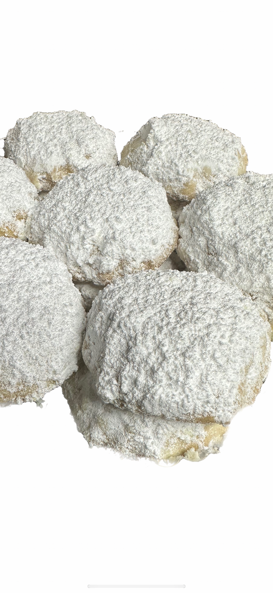 Butter Cookies with almonds  (Kourabiedes)