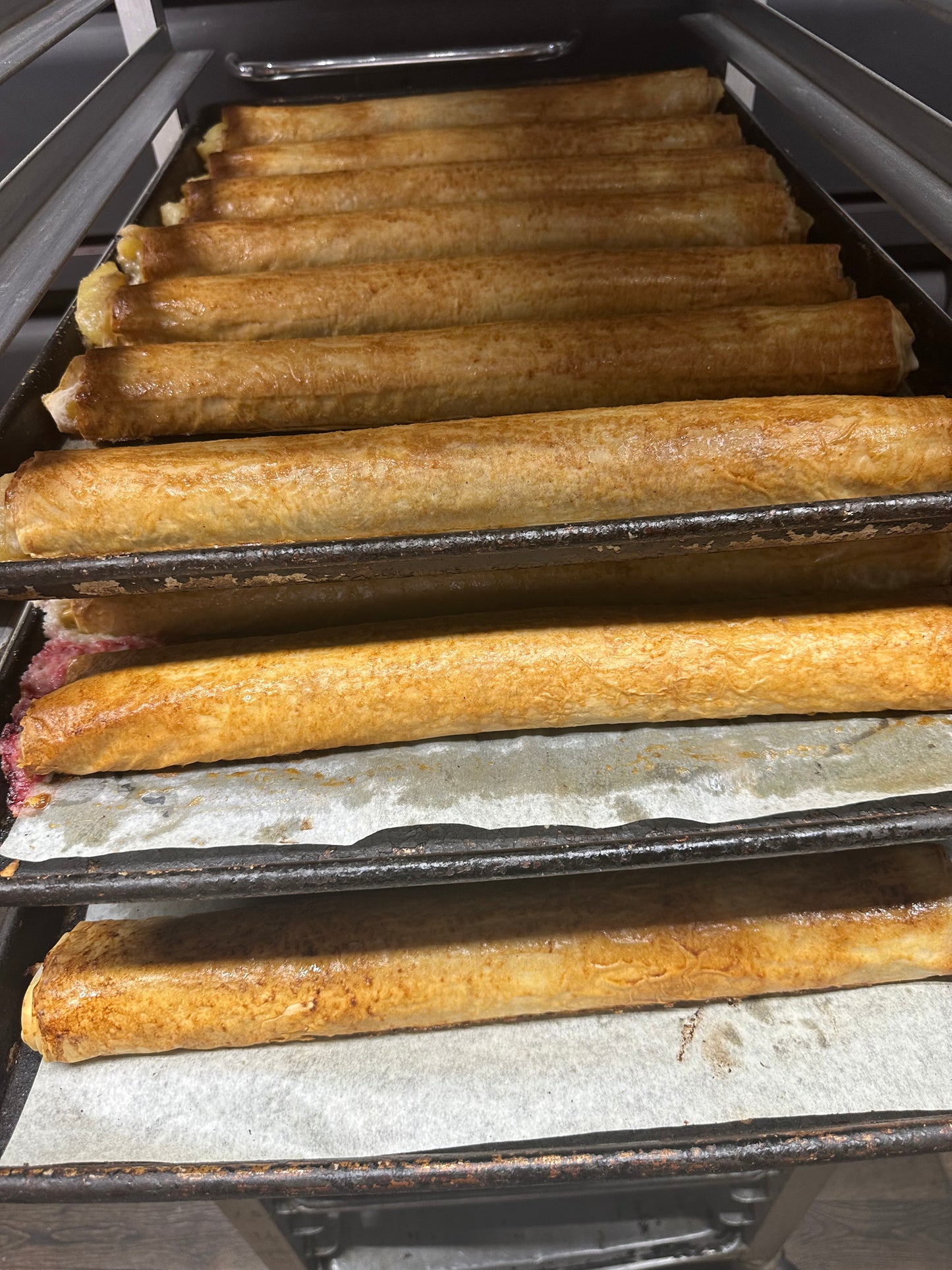 Chocolate Morsel Cream Cheese Strudel