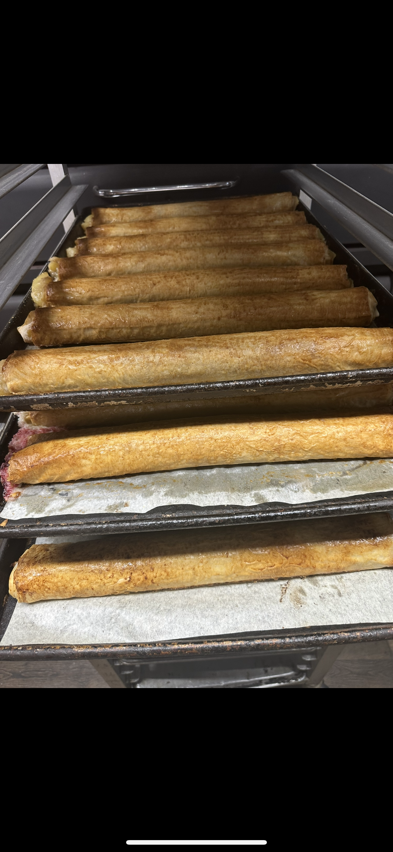 Apple and Cream Cheese Strudel