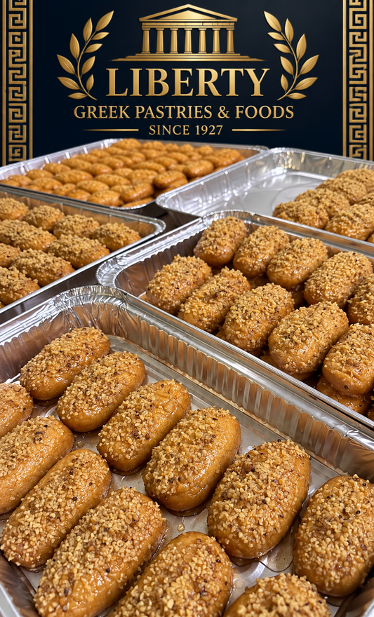 Honey Cookies with walnuts  (Finikia)