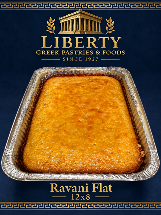 Ravani Flat (Greek Orange Yogurt Cake 12x8)