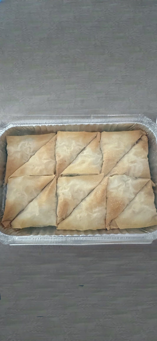 Spanakopita (Spinach and cheese Pies Hors d'Oeuvres Hand helds)