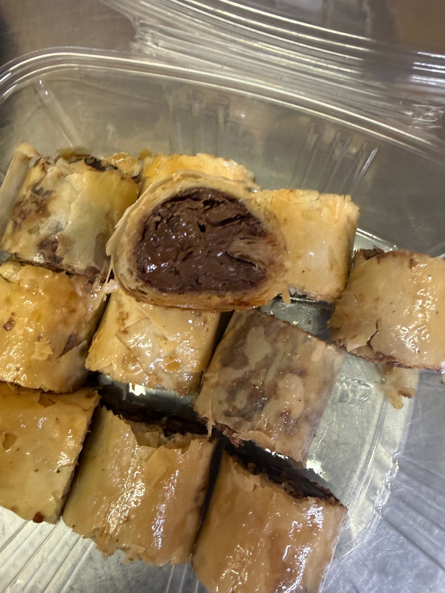 Baklava-Nutella Bites