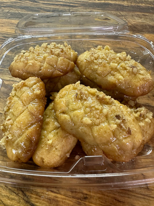 Honey Cookies with walnuts  (Finikia)